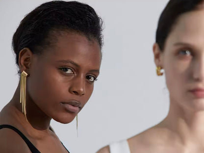 Carter Dangle Earrings - 18K Gold Plated Drop Earrings for Women | ENNVY