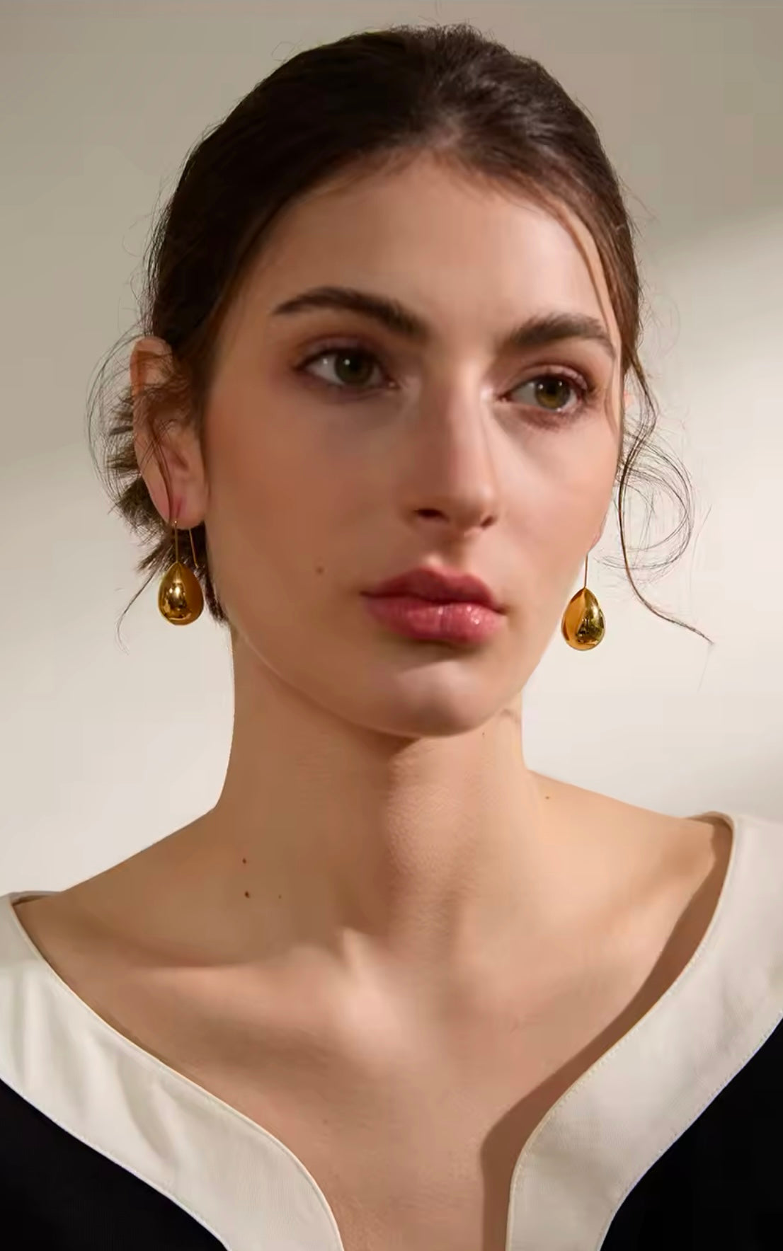 Mina Drop Earrings - 18K Gold Plated Drop Earrings for Women | ENNVY