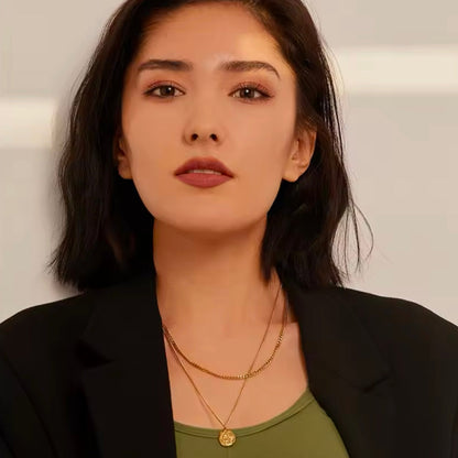 Layered Intentions Necklace - 18K Gold Plated Layered Necklace for Women | ENNVY