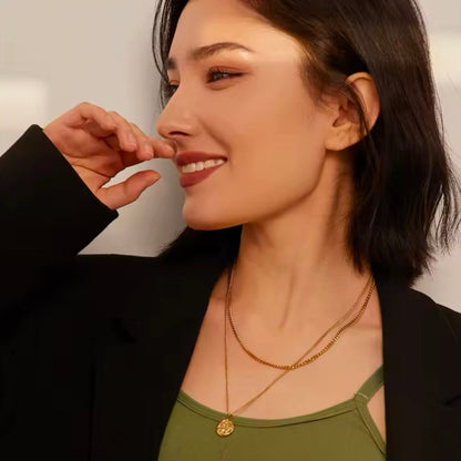 Layered Intentions Necklace - 18K Gold Plated Layered Necklace for Women | ENNVY