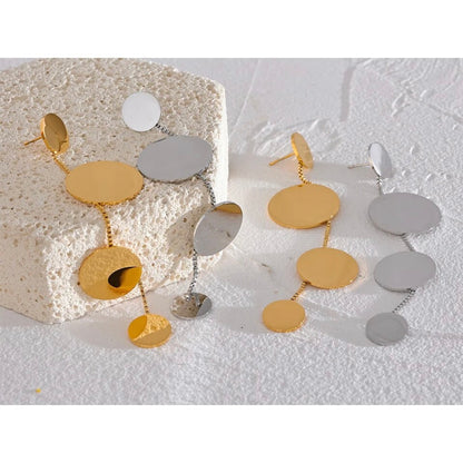 Scarlett Dangle Earrings - 18K Gold Plated Drop Earrings for Women | ENNVY