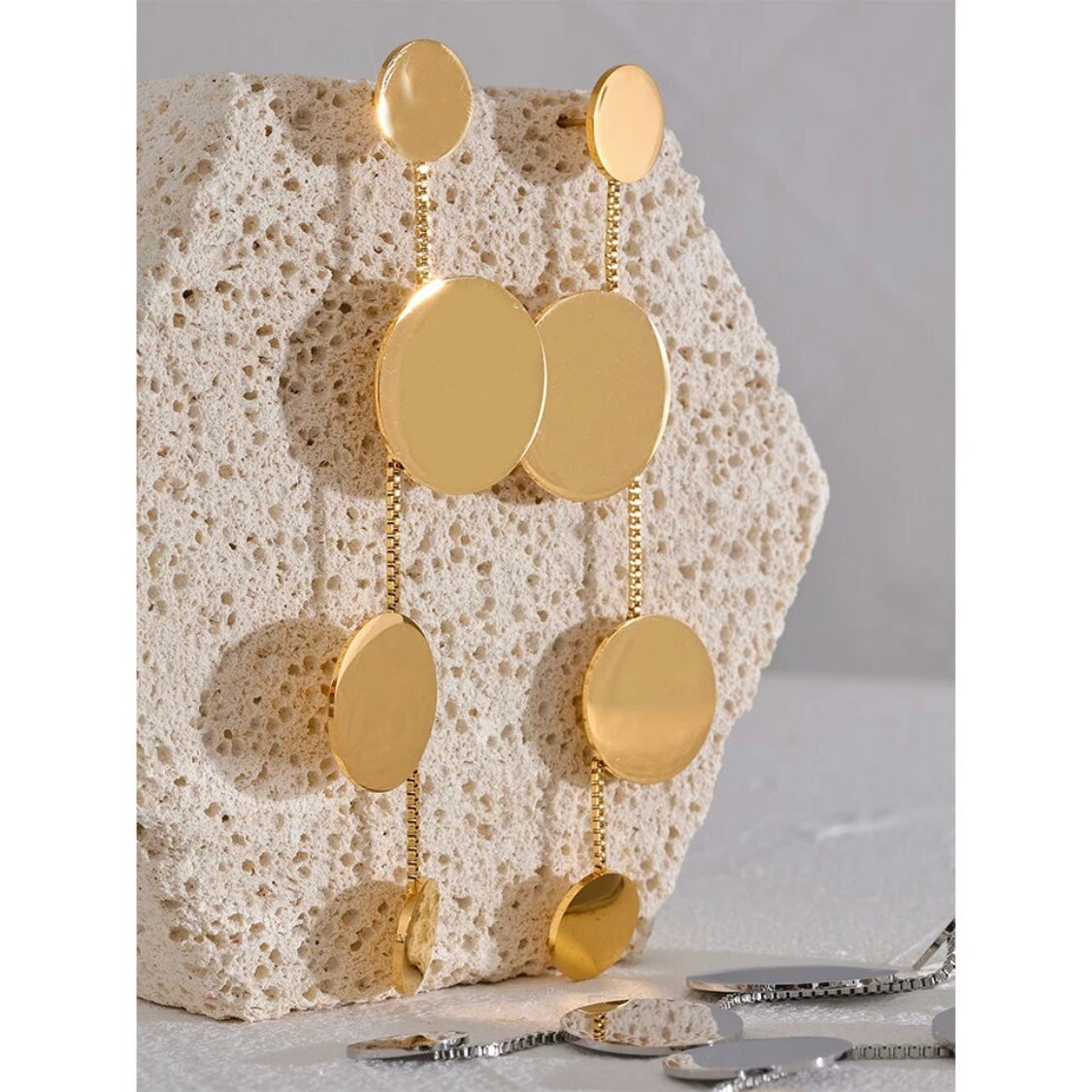 Scarlett Dangle Earrings - 18K Gold Plated Drop Earrings for Women | ENNVY