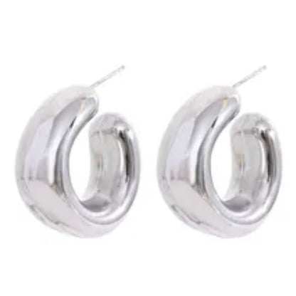 Mari Hoops - 18K Gold Plated Hoop Earrings for Women | ENNVY