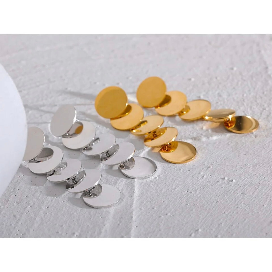 Chaya Dangle Earrings - 18K Gold Plated Drop Earrings for Women | ENNVY