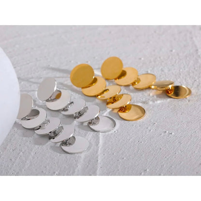 Chaya Dangle Earrings - 18K Gold Plated Drop Earrings for Women | ENNVY