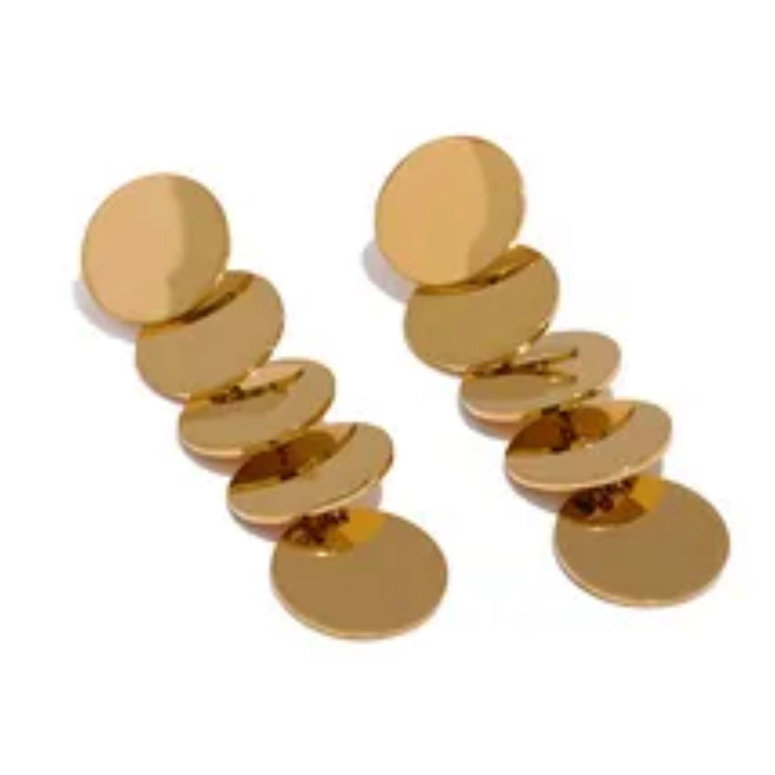 Chaya Dangle Earrings - 18K Gold Plated Drop Earrings for Women | ENNVY