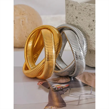 Zemora Bangle Bracelet - 18K Gold Plated Bangle Bracelet for Women | ENNVY