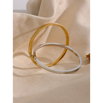 Destiny Bangles - 18K Gold Plated Bangle Bracelet for Women | ENNVY