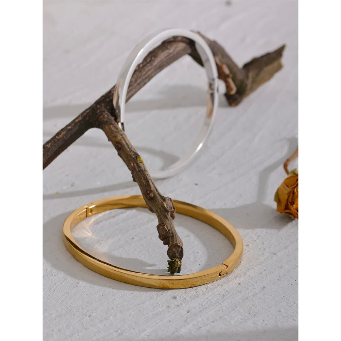 Destiny Bangles - 18K Gold Plated Bangle Bracelet for Women | ENNVY