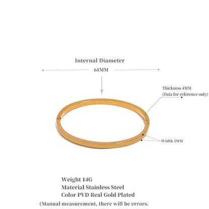 Destiny Bangles - 18K Gold Plated Bangle Bracelet for Women | ENNVY