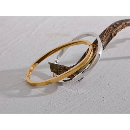 Destiny Bangles - 18K Gold Plated Bangle Bracelet for Women | ENNVY