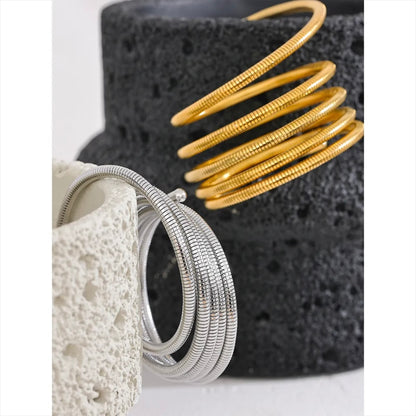 Rayne Multilayer Bracelet - 18K Gold Plated Bangle Bracelet for Women | ENNVY