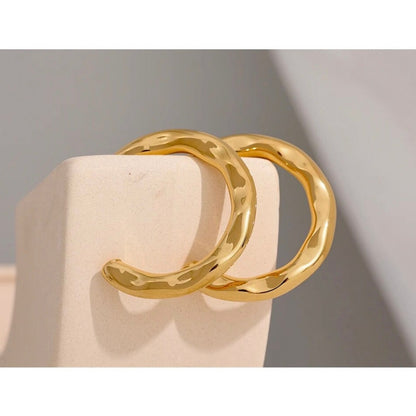 Celeste Hoops - 18K Gold Plated Hoop Earrings for Women | ENNVY
