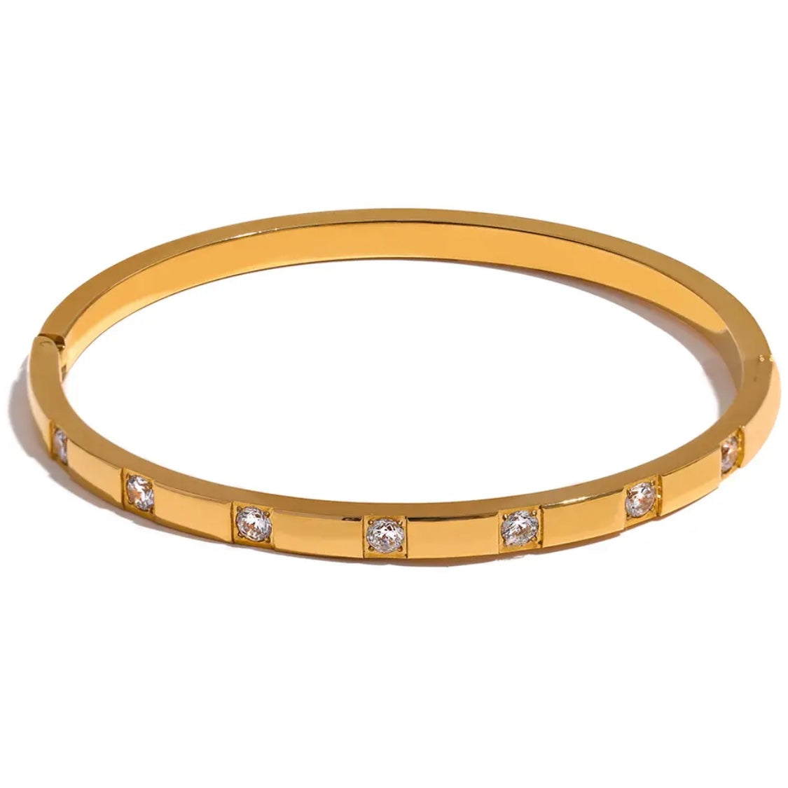 Infinity Bangle - 18K Gold Plated Bangle Bracelet for Women | ENNVY