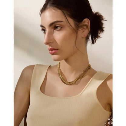 Bella Cuban Necklace - 18K Gold Plated Necklace for Women | ENNVY