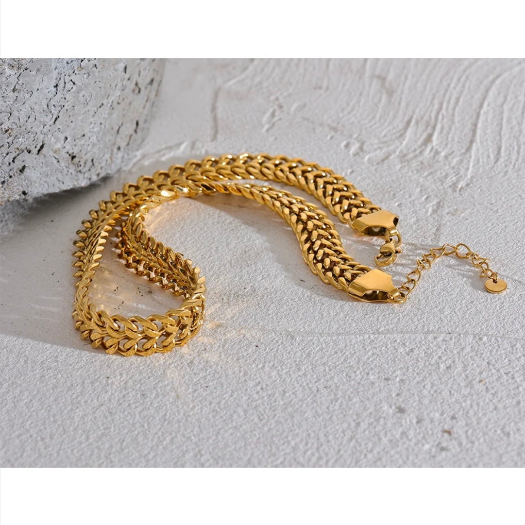 Bella Cuban Necklace - 18K Gold Plated Necklace for Women | ENNVY