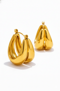 On Purpose Hoops - 18K Gold Plated Hoop Earrings for Women | ENNVY