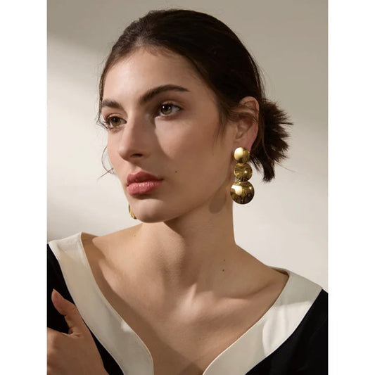 Tai Dangle Earrings - 18K Gold Plated Drop Earrings for Women | ENNVY