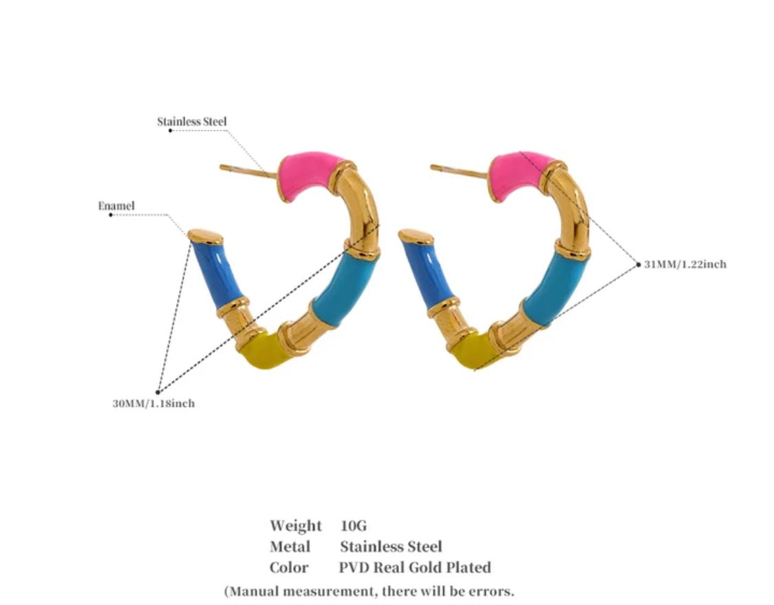 Love in Color Hoops