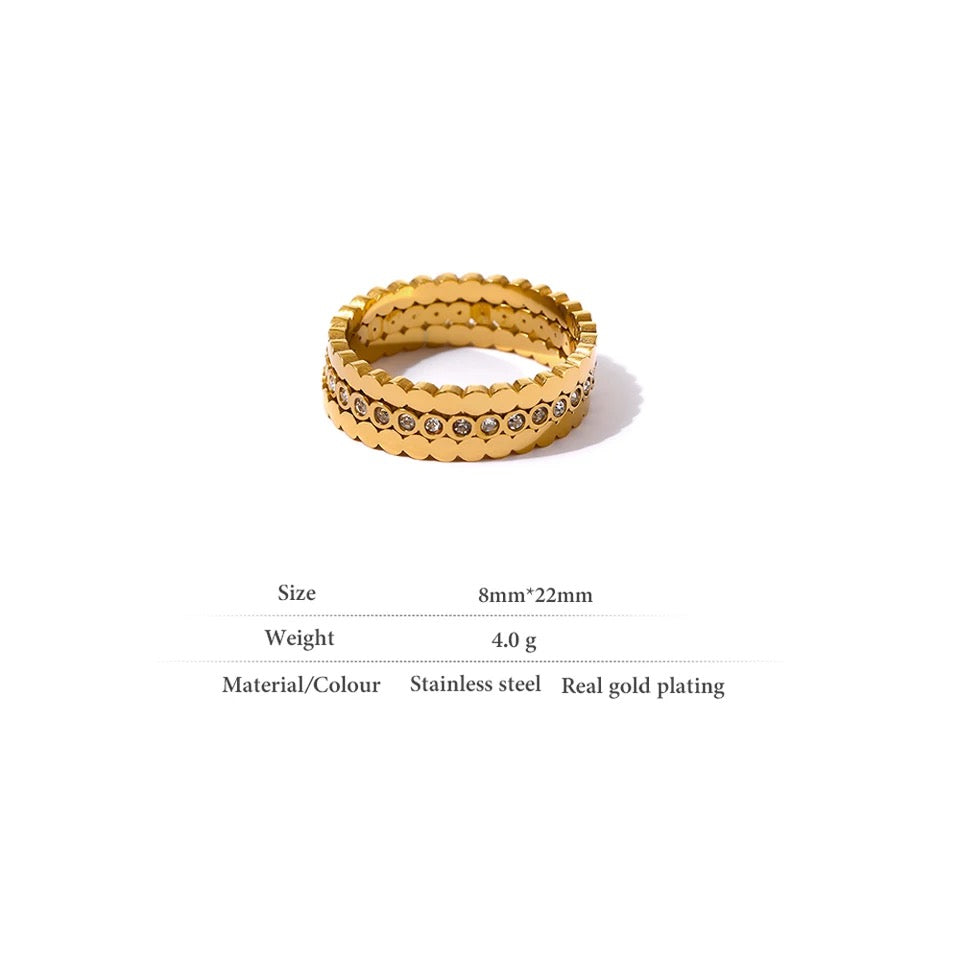 Undeniably Stacked Ring