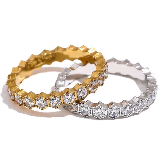 Stacked Intentions Ring