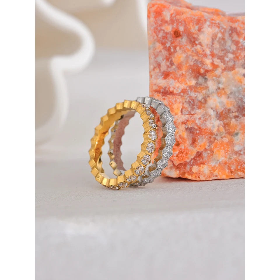Stacked Intentions Ring