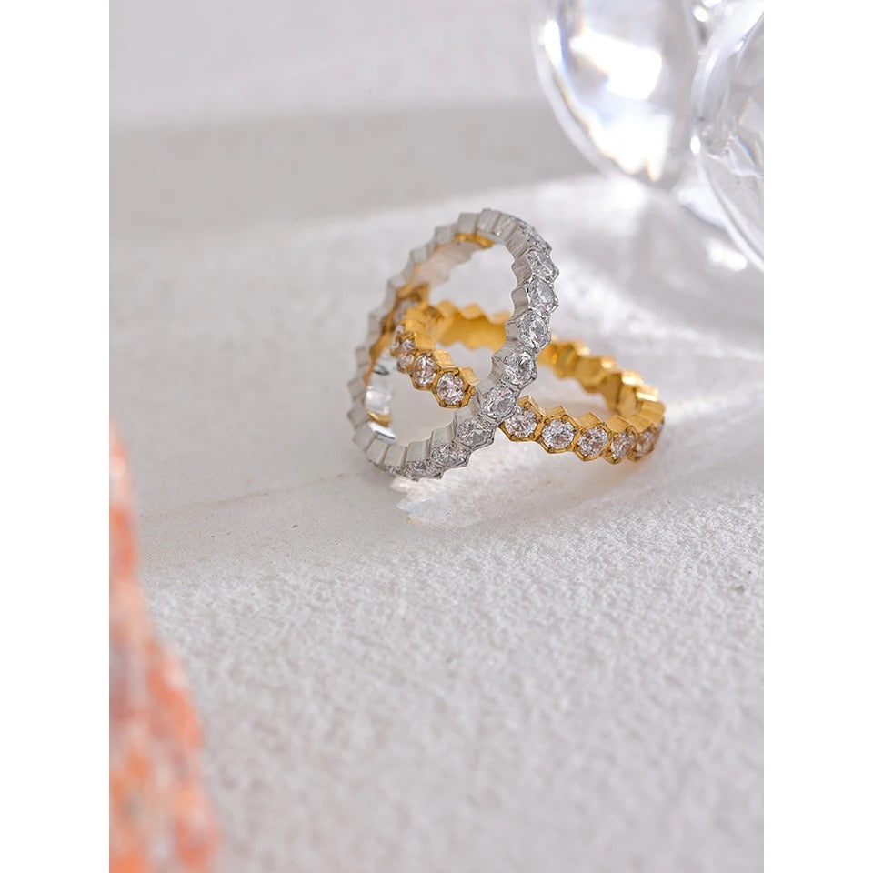 Stacked Intentions Ring