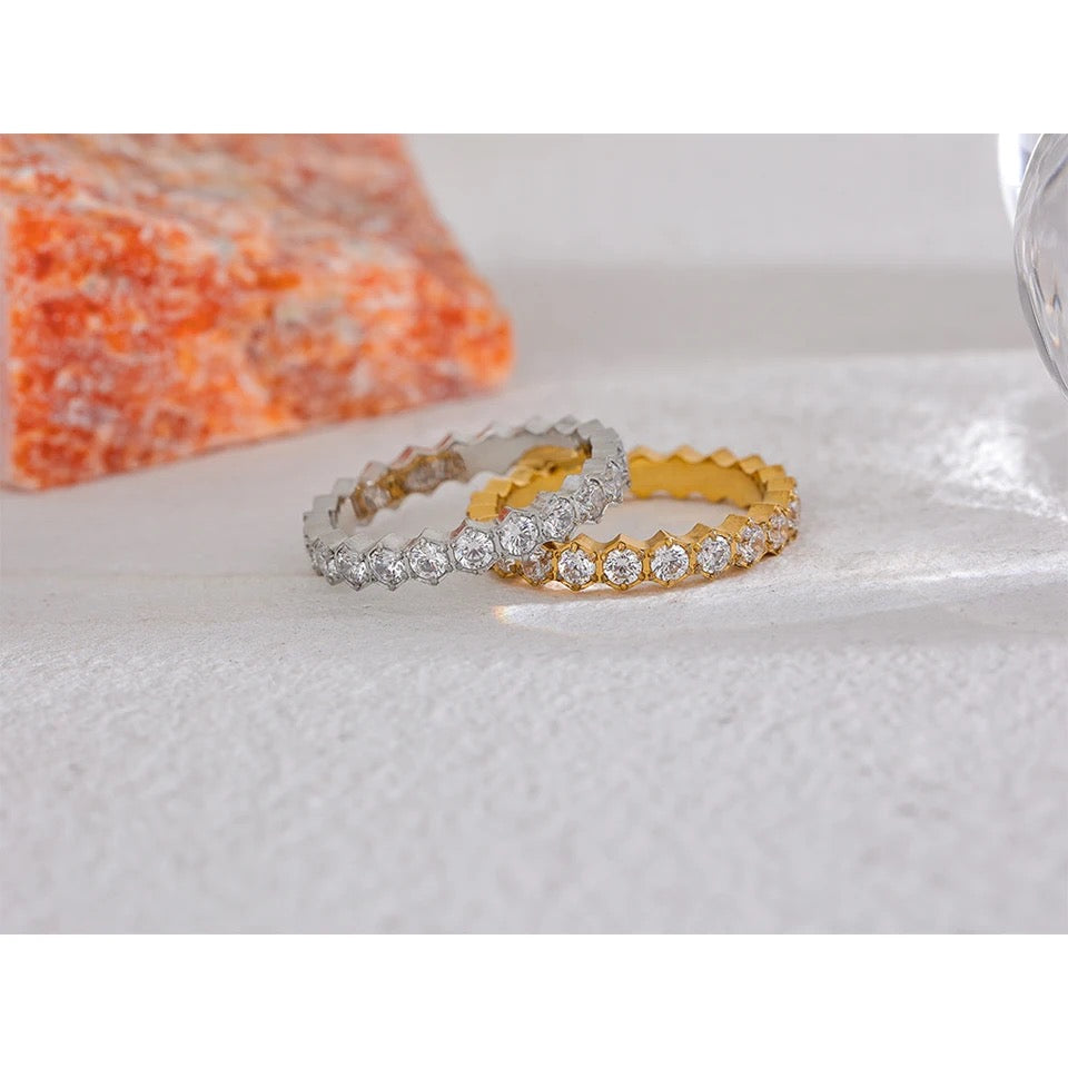 Stacked Intentions Ring