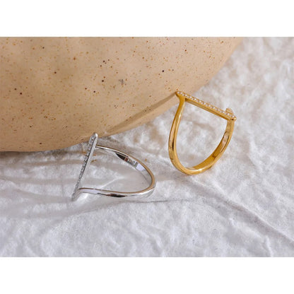 Cut Different Ring - 18K Gold Plated Statement Ring for Women | ENNVY