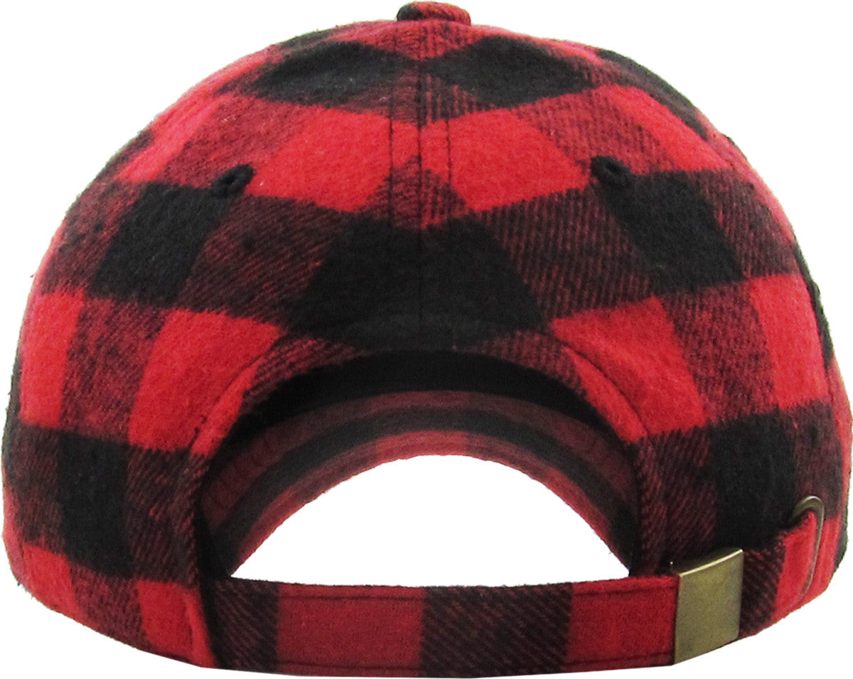Buffalo Plaid Baseball Cap