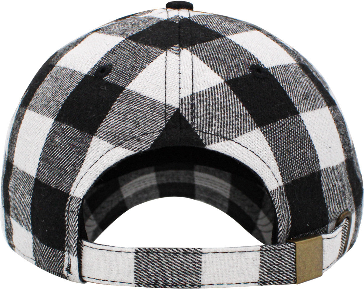 Buffalo Plaid Baseball Cap