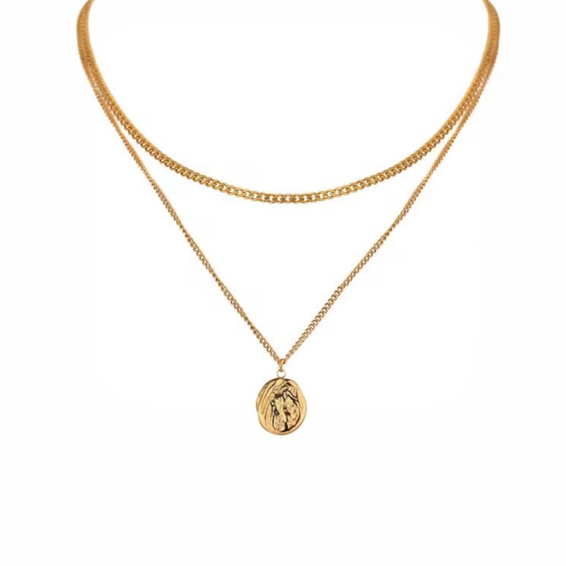 Layered Intentions Necklace - 18K Gold Plated Layered Necklace for Women | ENNVY