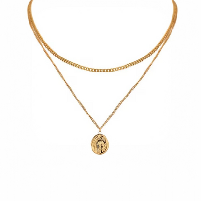 Layered Intentions Necklace - 18K Gold Plated Layered Necklace for Women | ENNVY