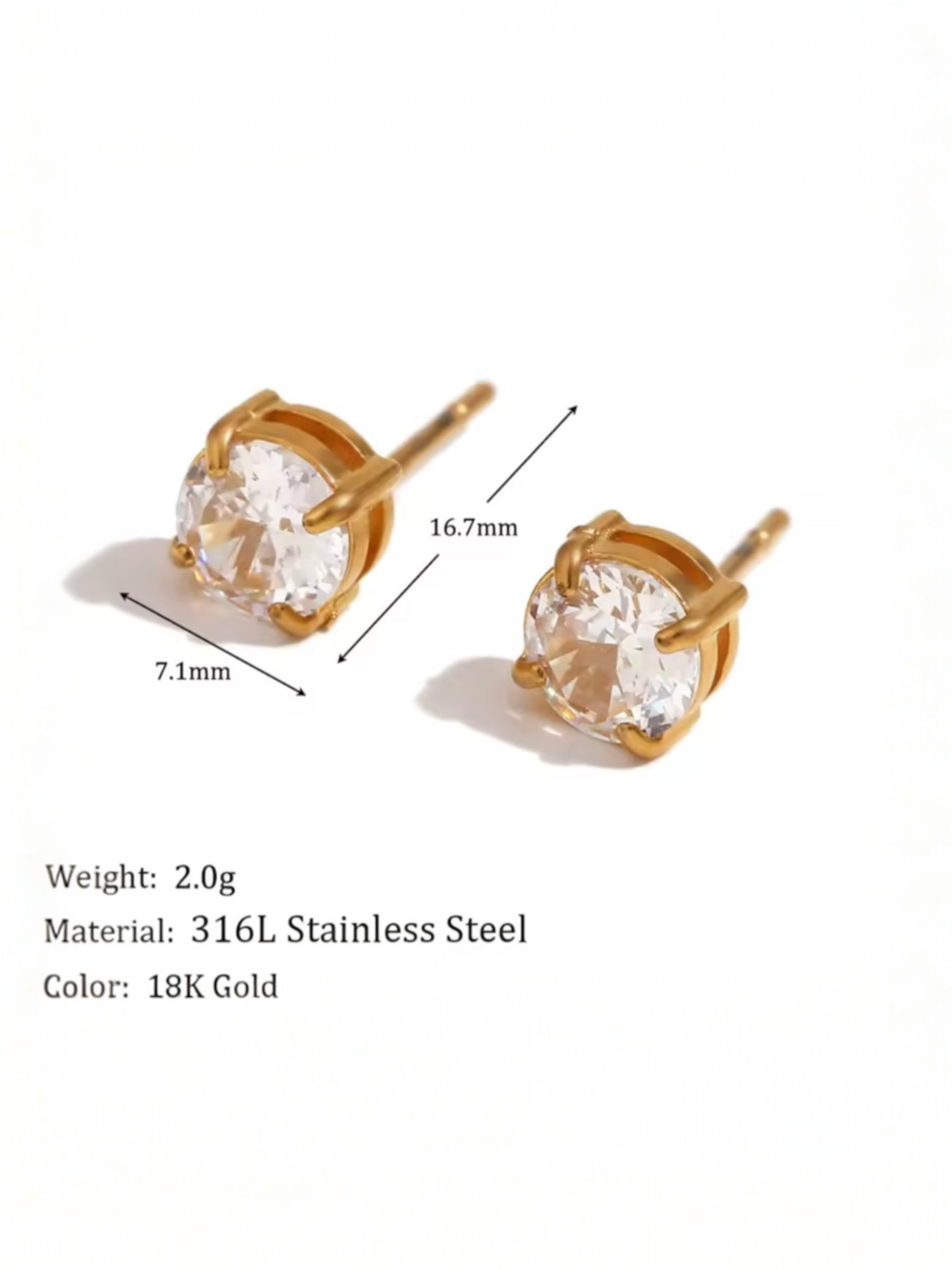 Pretty Without Permission Studs