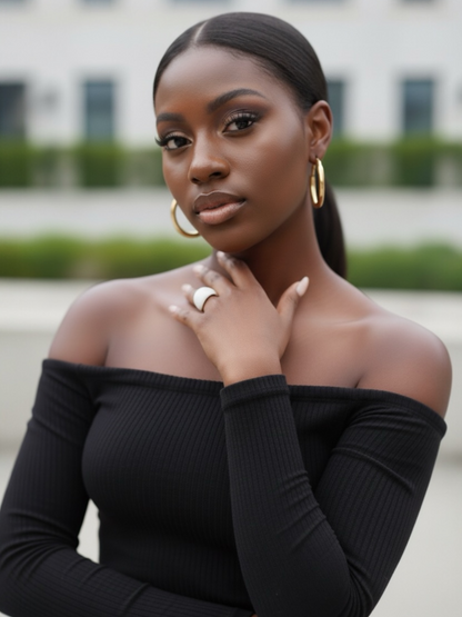 She's So Classy Ring - 18K Gold Plated Statement Ring for Women | ENNVY