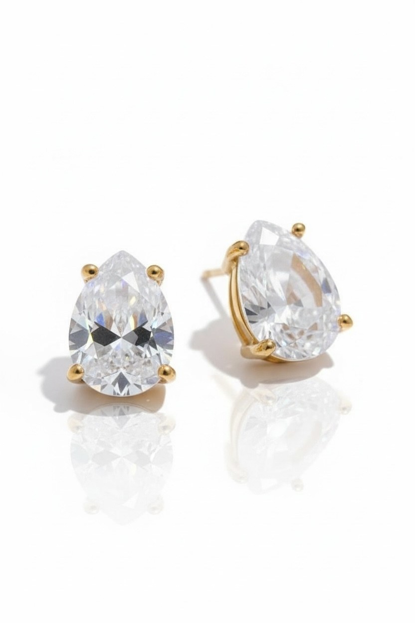 For Keeps Studs - 18K Gold Plated Stud Earrings for Women | ENNVY