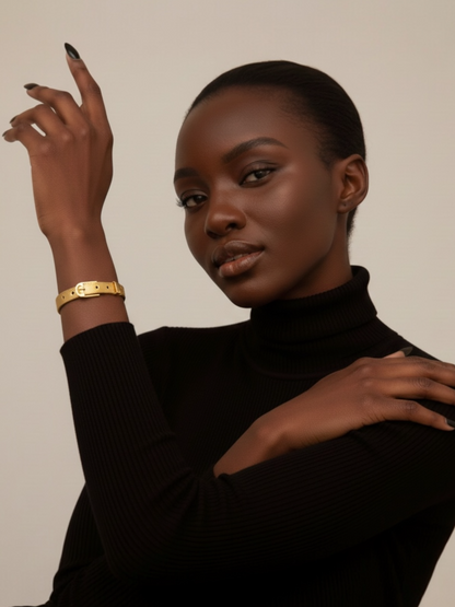 Audacity Bangle - 18K Gold Plated Bangle Bracelet for Women | ENNVY
