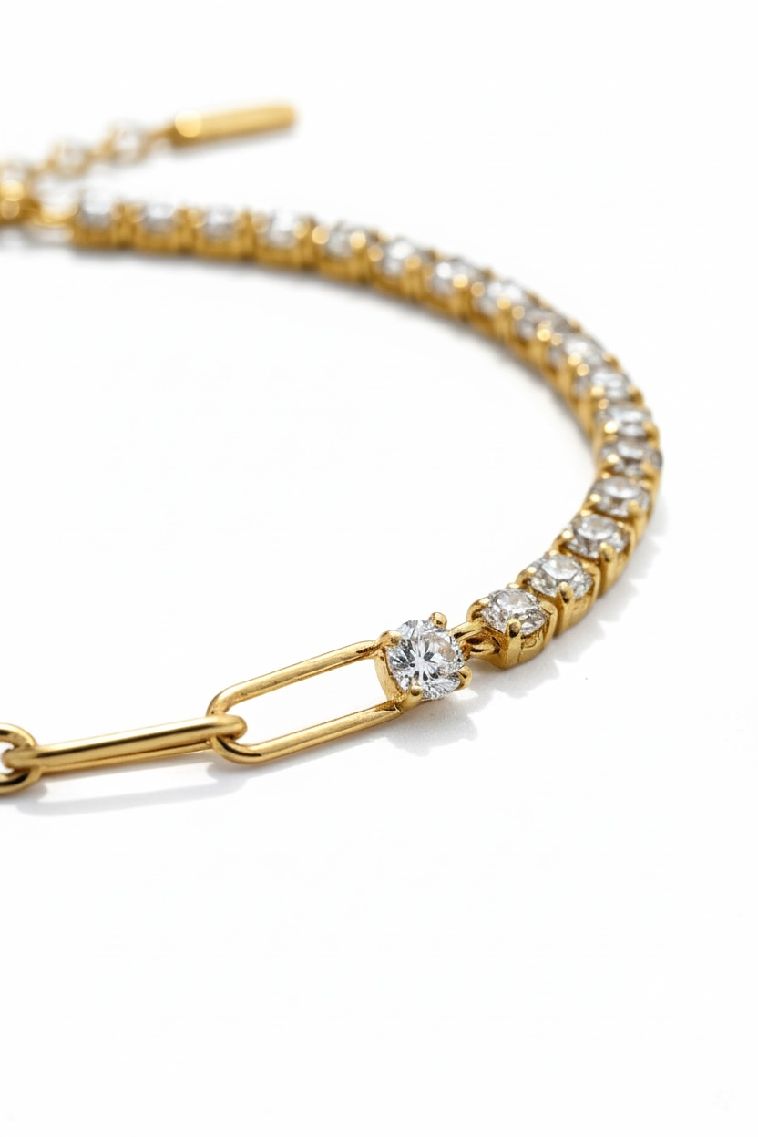Pretty Without Permission Bracelet - 18K Gold Plated Chain Bracelet for Women | ENNVY