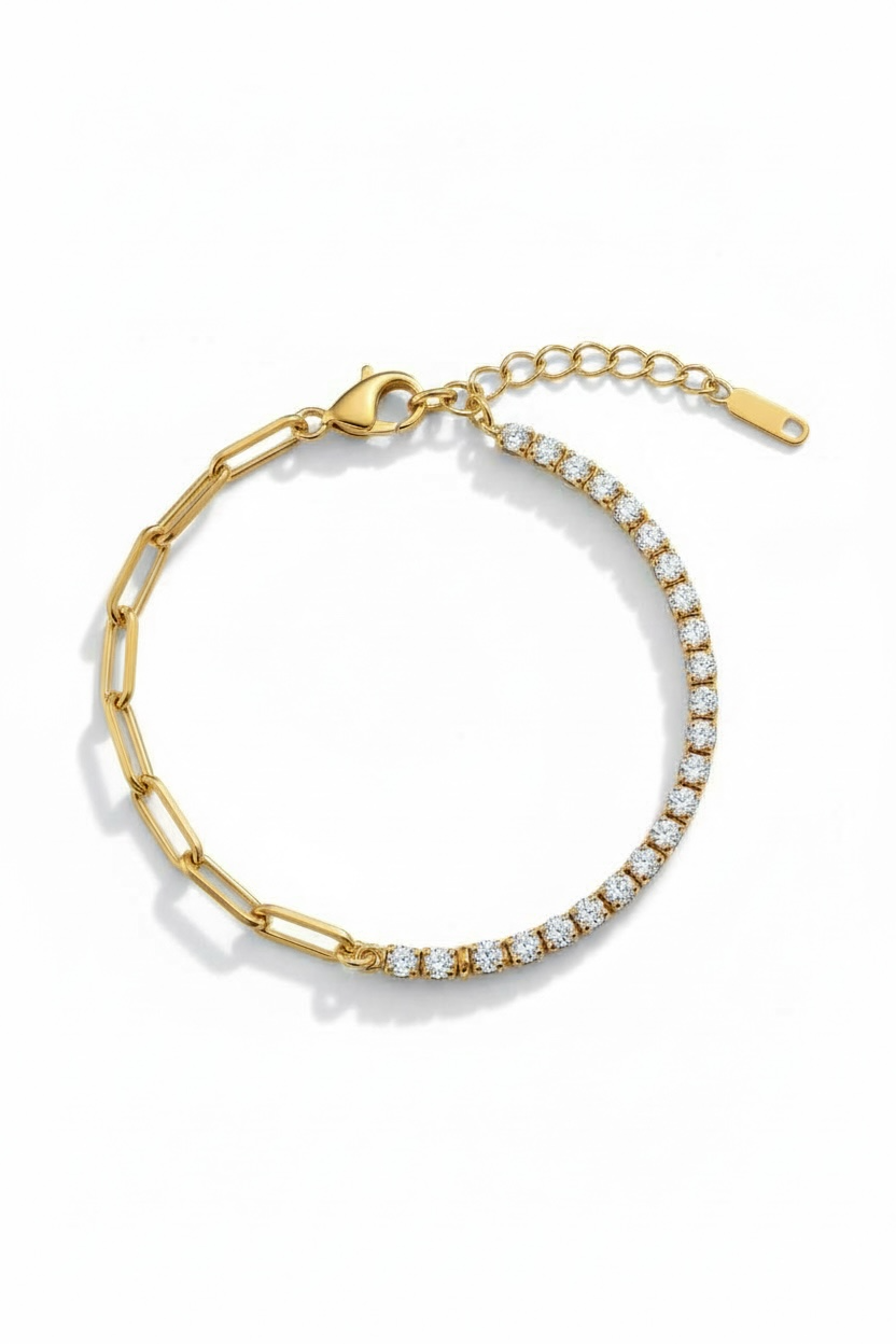Pretty Without Permission Bracelet - 18K Gold Plated Chain Bracelet for Women | ENNVY