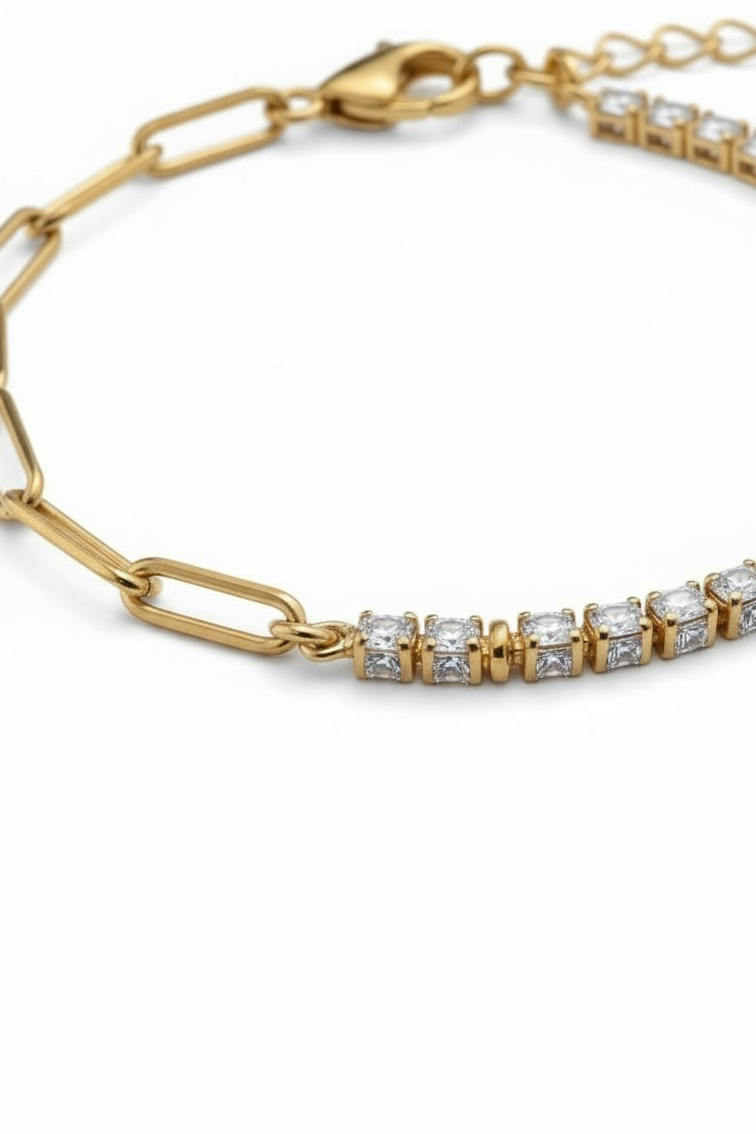 Pretty Without Permission Bracelet - 18K Gold Plated Chain Bracelet for Women | ENNVY