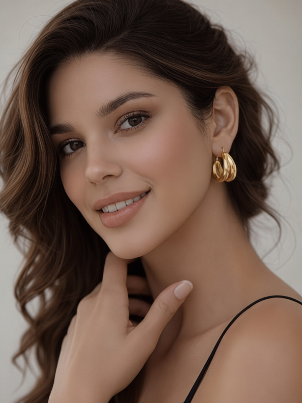 On Purpose Hoops - 18K Gold Plated Hoop Earrings for Women | ENNVY