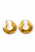 On Her Terms Hoops - 18K Gold Plated Hoop Earrings for Women | ENNVY
