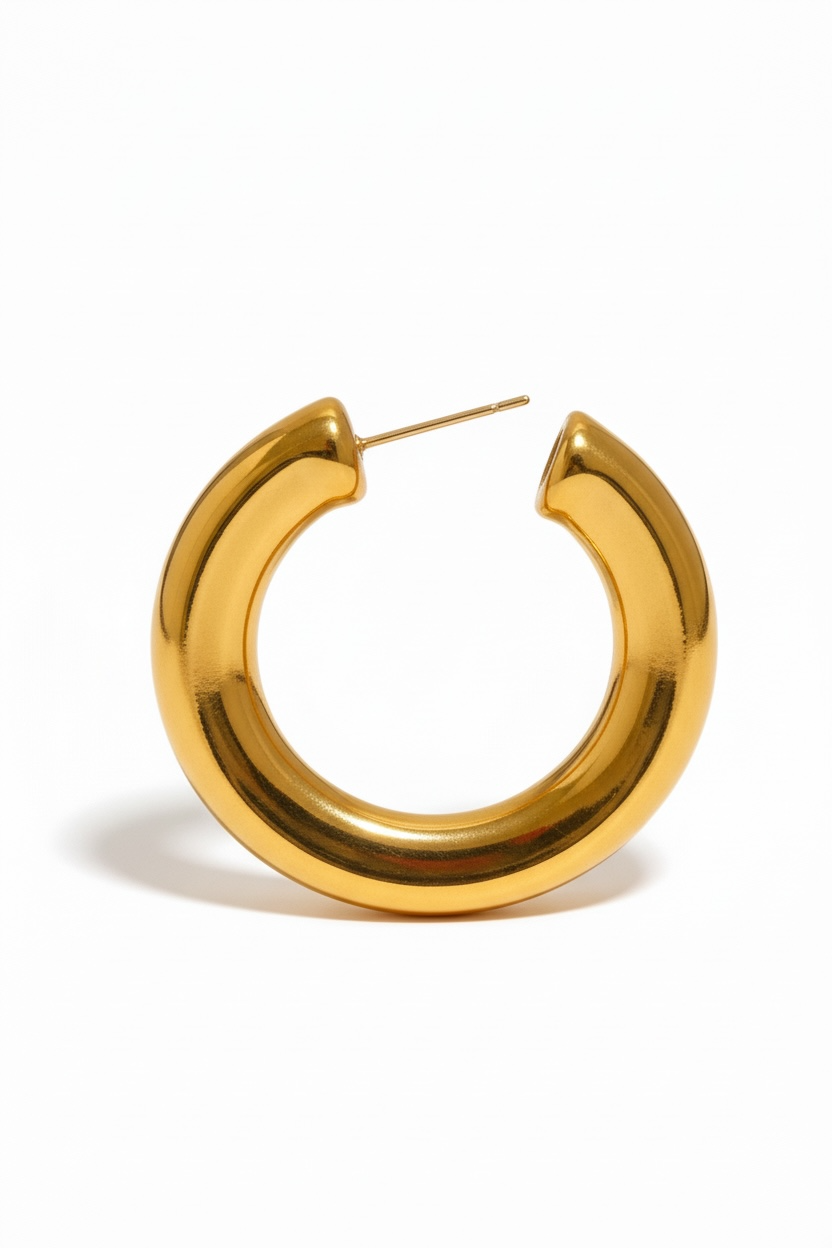 Never Basic Hoops - 18K Gold Plated Hoop Earrings for Women | ENNVY