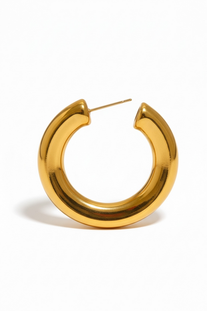 Never Basic Hoops - 18K Gold Plated Hoop Earrings for Women | ENNVY
