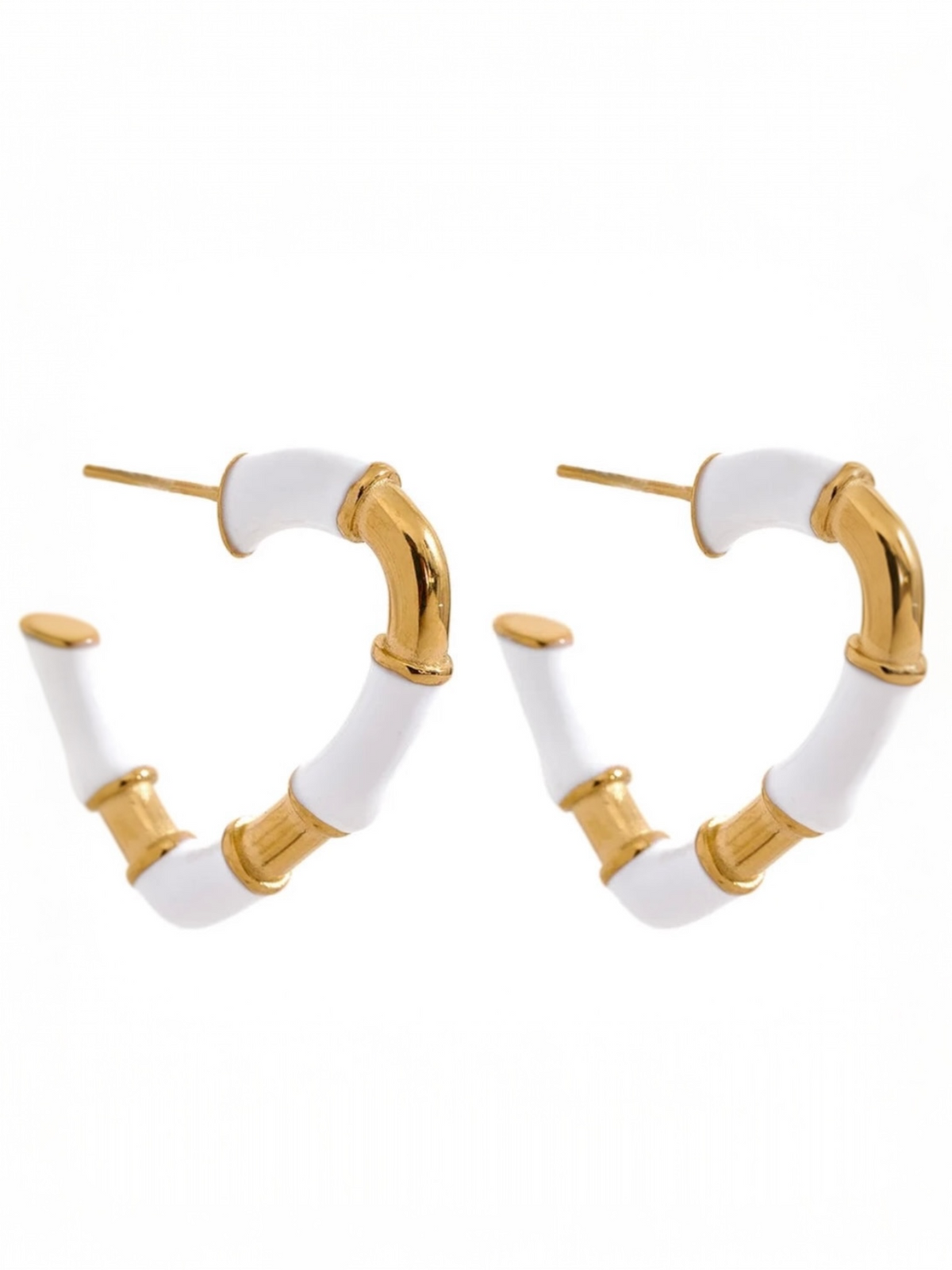 Love Simply Hoops - 18K Gold Plated Hoop Earrings for Women | ENNVY