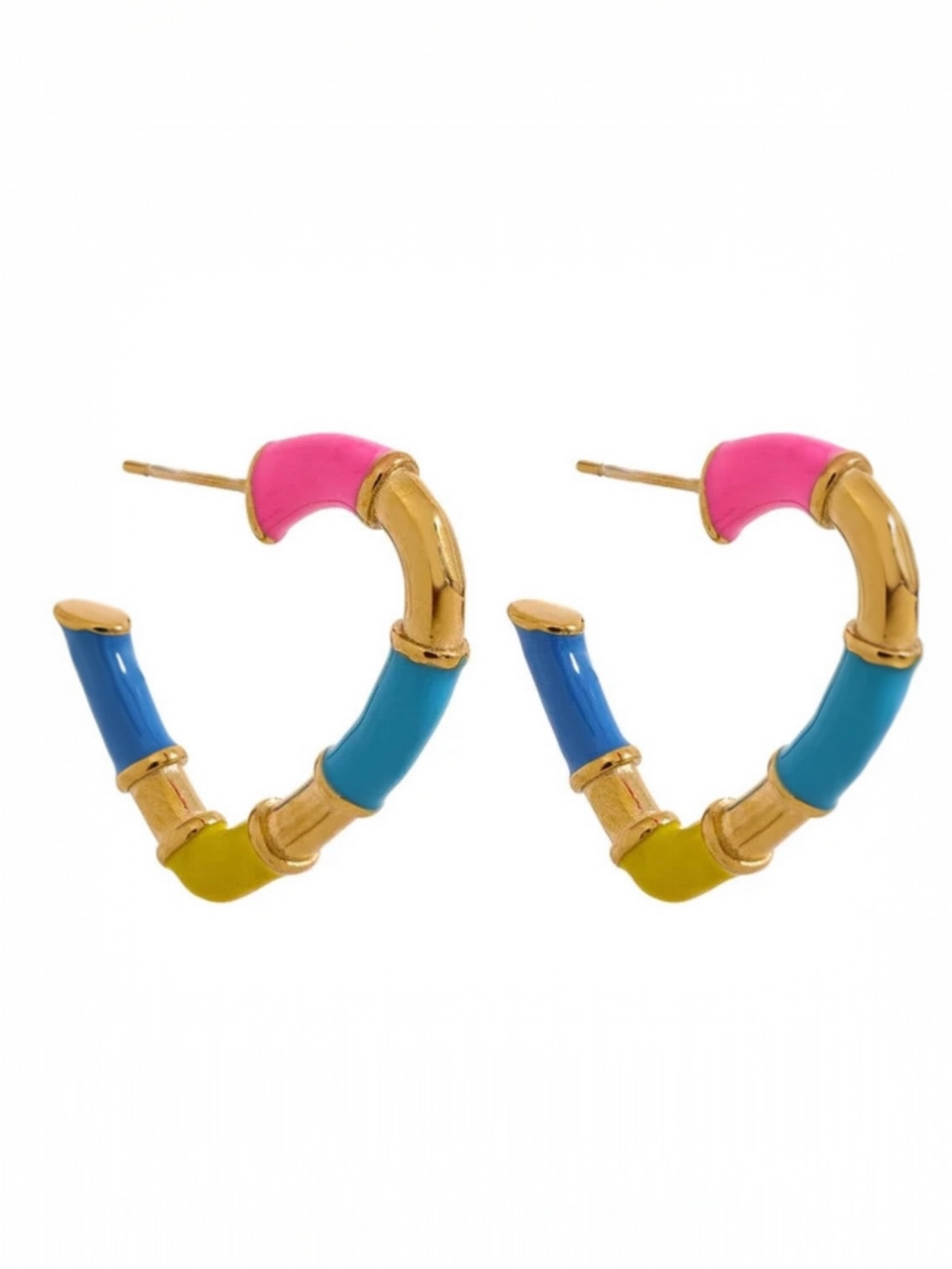 Love Simply Hoops - 18K Gold Plated Hoop Earrings for Women | ENNVY