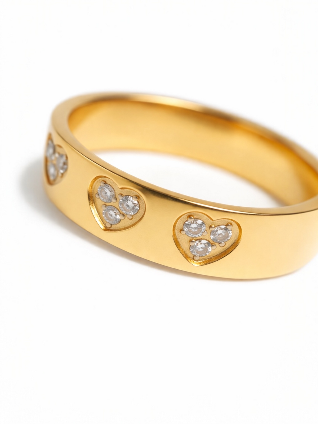 Heart of Intention Ring - 18K Gold Plated Statement Ring for Women | ENNVY