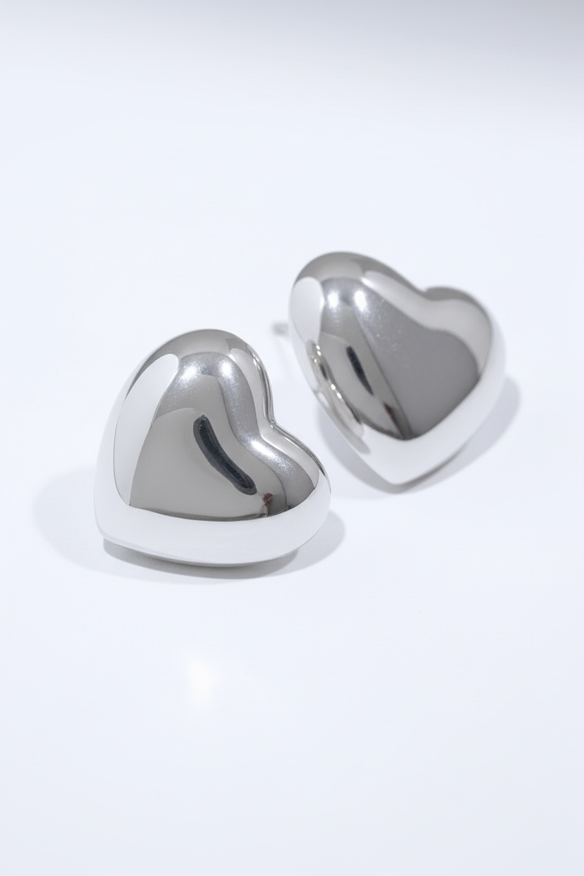 Locked in Love Studs - 18K Gold Plated Stud Earrings for Women | ENNVY