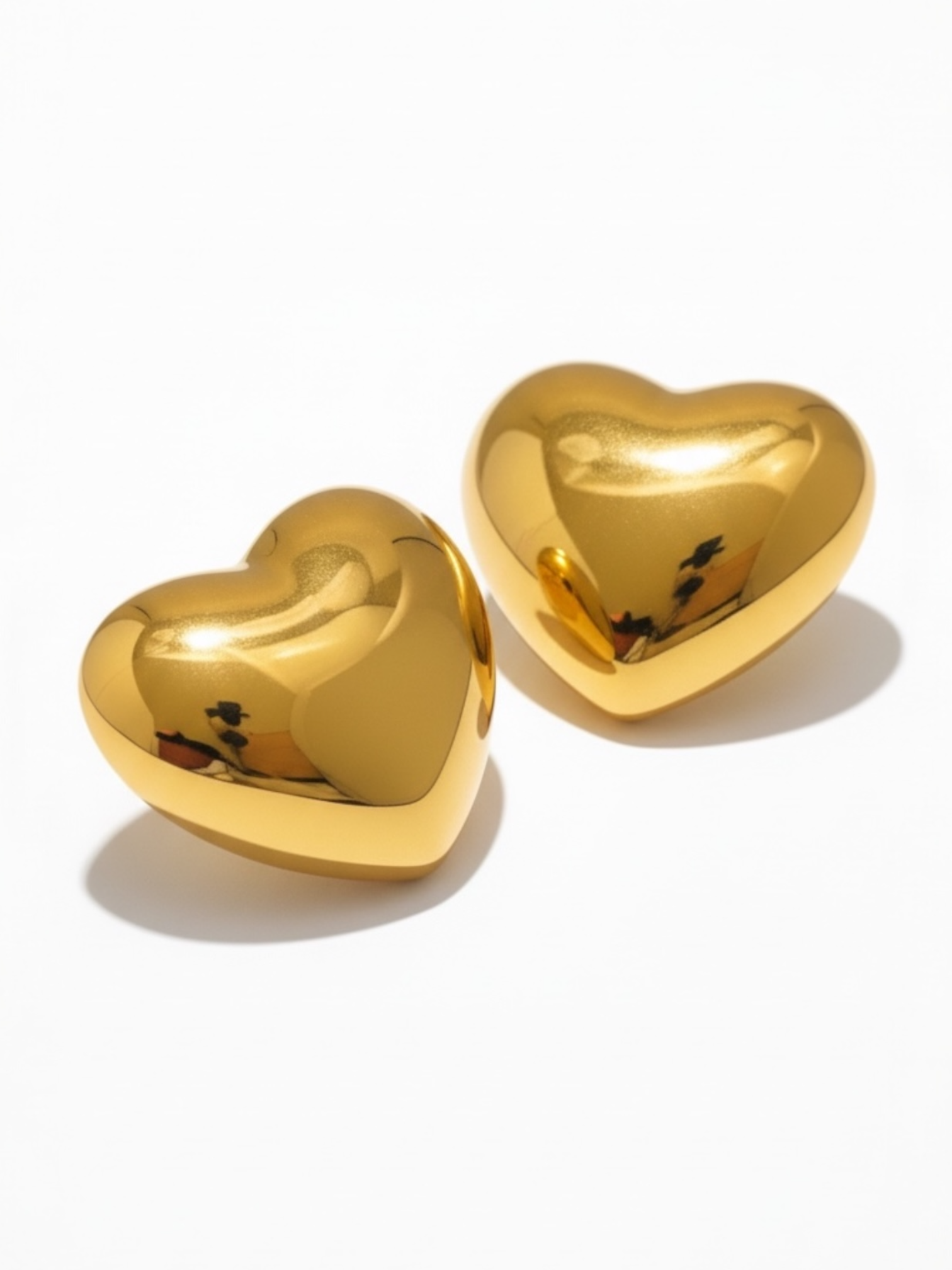 Locked in Love Studs - 18K Gold Plated Stud Earrings for Women | ENNVY
