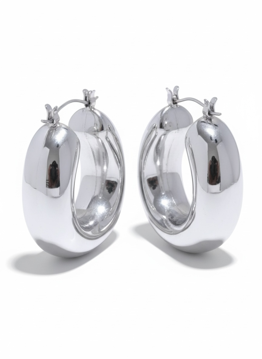 Own the Room Hoops - 18K Gold Plated Hoop Earrings for Women | ENNVY